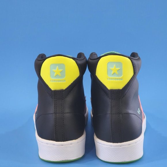 NIB Pro Leather Mid Hi-Vis Black 169651C US Mens 10.5 - Picture 7 of 7